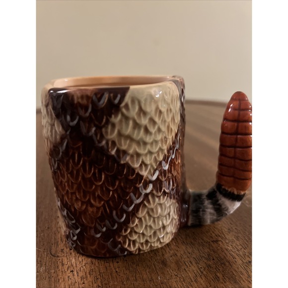 American Legacy Other - Graham American Legacy Coiled Rattlesnake Inside Tea Coffee Mug Snake Cup 4x4"